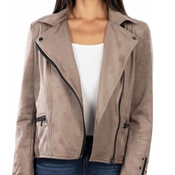❤️BRAND NEW! Kut From The Cloth Moto Jacket - Picture 1 of 7